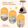 Kattenboom huisje met natuurlijke sisal krabpaal opknoping bal kat activiteit centrum katten toren katten toren meubel 5