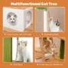 Kattenmeubel met kattenbakvak alles in eén meubel met krabpalen ladder mat sisaltouw groot kattenspeelmeubel voor binnen 7