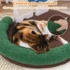 Krabpaal in paddenstoellook kattenboom met kattenbed sisal krabplank & shuttle hoofdsteun klimboom speelboom kattenkrabpaal 5
