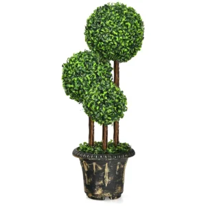 Kunstboom kunstgroen kunstplant 30 x 30 x 91 cm groen 1