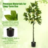 Kunstmatige citroenboom 160cm hoge kunstmatige citroenfruitplant cementpot groene potplant voor thuis woonkamer 5