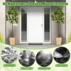 Kunstmatige citroenboom 160cm hoge kunstmatige citroenfruitplant cementpot groene potplant voor thuis woonkamer 7