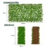 Kunstmatige klimop tuin privacy scherm 180 x 90 cm plant muur hagen met eucalyptus bladeren hek voor tuin hagen balkon (groen) 3