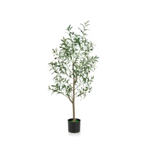 Kunstmatige olijfbomen 130 cm nep potplanten met fruit realistische groene planten moderne plant decoratie voor thuis 1 1