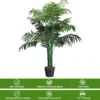 Kunstmatige plant nep areca palmplant met kwekerij plastic pot handgemaakte kunstmatige boom 110cm 4