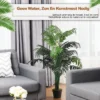 Kunstmatige plant nep areca palmplant met kwekerij plastic pot handgemaakte kunstmatige boom 110cm 6