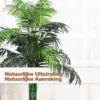 Kunstmatige plant nep areca palmplant met kwekerij plastic pot handgemaakte kunstmatige boom 110cm 7