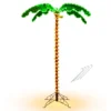 Kunstmatige verlichte palmboom met led verlichting opvouwbare basis led palmboom 118 x 80 x154 cm 1