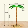 Kunstmatige verlichte palmboom met led verlichting opvouwbare basis led palmboom 118 x 80 x154 cm 2