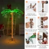 Kunstmatige verlichte palmboom met led verlichting opvouwbare basis led palmboom 118 x 80 x154 cm 6