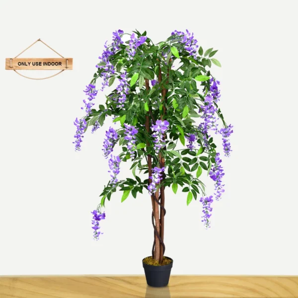 Kunstplant bruikbare kunstpalm kunstboom 150 cm paar 4