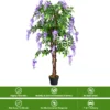 Kunstplant bruikbare kunstpalm kunstboom 150 cm paar 6