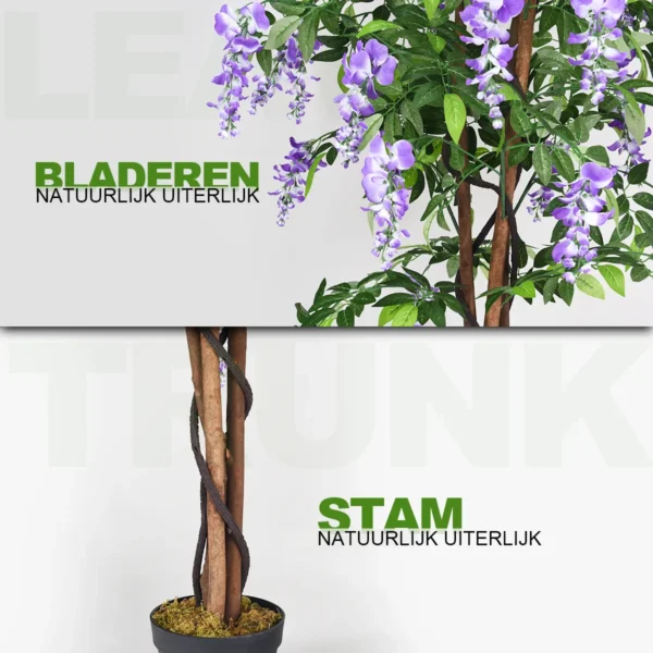 Kunstplant bruikbare kunstpalm kunstboom 150 cm paar 7