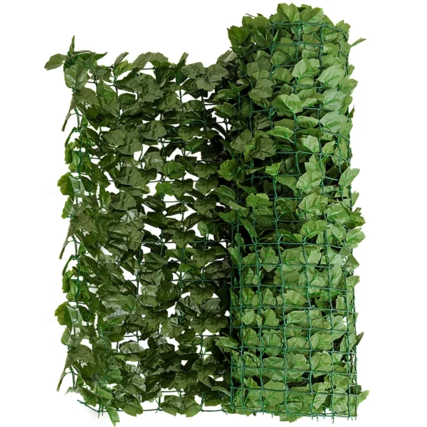 Kunstplant muurhaag klimop bladeren privacy hedge plant binnen en buiten tuinhek 150 x 300cm 6