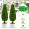Kunstplanten ceder 90 cm kunstboom met pot kamerplantendecoratie decoratieve plant kunstplanten potplanten buxusboom groen 3