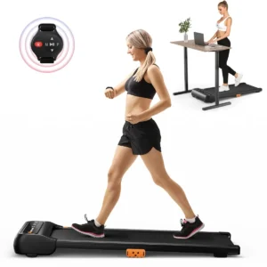 Loopband met 12 vooraf ingestelde programma's afstandsbediening en led touchscreen jogging en loopmachine voor thuis kantoor 1