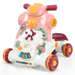 Loopstoeltje 3 in 1 sit up loopstoeltje 46 x 46 x 46 cm roze 1