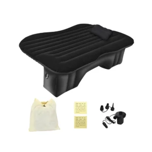 Luchtmatras voor auto's opblaasbaar luchtbed met 12 v/75 w pomp en tas opblaasbaar matras voor camping reizen 142 x 91 x 48 cm 1