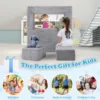 Modulaire sofa voor kinderen converteerbare schuimrubberen fauteuil voor kinderen pluche sofa voor peuters opklapbare slaapbank 6