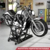 Motorhefbrug motorfietslift tot 680 kg 3 traps in hoogte verstelbaar hydraulische motorhefbrug voor motorfietsen atv's en quads zwart 6