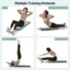 Multifunctionele trainingsbank met 3 verstelbare hoeken en verstelbare lengte opvouwbaar ontwerp veelzijdig fitnessapparaat blauw 4