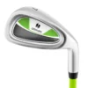 Nr. 7 junior ijzer voor kinderen individuele gouden club met glasvezel shaft en clubhoes junior oefengolfclub rechterhand 76 cm 2