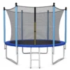 Ø 244 cm trampoline buiten trampoline voor kinderen & volwassenen zwart + blauw 1