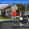 Ø 244 cm trampoline buiten trampoline voor kinderen & volwassenen zwart + blauw 4