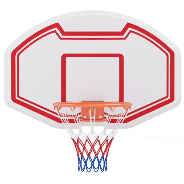 Ø45 cm basketbalkorf voor binnen mini basketbalmand met achterwand en net basketbalring weerbestendig professionele maat 2