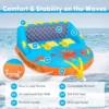 Opblaasbare sleepboei voor 3 personen opblaasboten met nylon hoes en 2 sleeppunten voor watersporten 300kg belasting 3