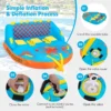 Opblaasbare sleepboei voor 3 personen opblaasboten met nylon hoes en 2 sleeppunten voor watersporten 300kg belasting 7