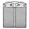 Openhaardhek met stevig metalen frame 3 delig opvouwbaar open haardscherm met bladontwerp ideaal voor gebruik binnen 3