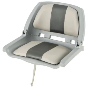 Opklapbare bootstoel lage rugbootstoel met pvc lederen kussens robuust pp frame bevestigingsbouten waterdichte klapstoel 1