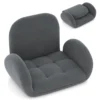 Opklapbare speelstoel voor volwassenen relaxfauteuil met verstelbare rugleuning en armleuningen bank voor spelletjes lezen meditatie 1