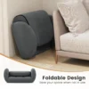Opklapbare speelstoel voor volwassenen relaxfauteuil met verstelbare rugleuning en armleuningen bank voor spelletjes lezen meditatie 5