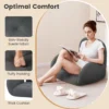 Opklapbare speelstoel voor volwassenen relaxfauteuil met verstelbare rugleuning en armleuningen bank voor spelletjes lezen meditatie 6