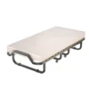 Opklapbed met luxe matras inklapbaar eenpersoonsbed stabiel metalen bed tot 120 kg belastbaar 200 x 90 x 41 cm gemaakt in italië 1