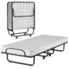 Opvouwbaar bed op wielen met matras voor volwassenen 190 x 80 x 39 cm gemaakt in italië 1