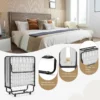 Opvouwbaar bed op wielen met matras voor volwassenen 190 x 80 x 39 cm gemaakt in italië 5