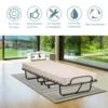 Opvouwbaar bed opklapbaar extra gastenbed met 10 cm traagschuim matras super stevig metalen frame gemaakt in italië 5