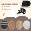 Opvouwbare dubbele kinderwagen kinderwagen met individuele rugleuning verstelbare rugleuning voetsteun en luifel grijs 5