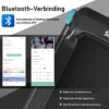 Opvouwbare loopband voor thuis compacte loopband met app bediening bluetooth luidspreker elektrische loopband marineblauw+zwart 7