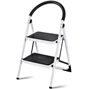 Opvouwbare opstap huishoudelijke ladder opstap ladder opstap ladder 2 stappen 150kg 1