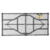 Opvouwbare tafel draagbare plastic binnen zowel buiten picknick feest dineren kampeertafel 153 x 74 x 74cm 4