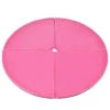 Paalmat dansmat gymnastiek beschermmat met klittenband pvc mat afneembaar Ф150 x 5 cm roze 2