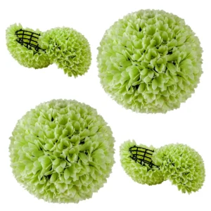 Pak van 2 kunst buxus bollen 28 cm tuinbol voor binnen of buiten om op te hangen of te staan voor tuin veranda huis bruiloft groen 1