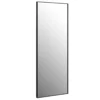 Passpiegel kapspiegel met rechthoekig aluminium frame en explosiebestendig glas staande spiegel om op te hangen of tegen 2