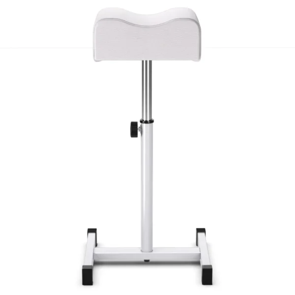 Pedicure kruk beensteun in hoogte verstelbaar van 45 65 cm voetenbank voor nagelverzorging in salons spa wit 2