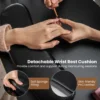 Professionele manicuretafel met 2 kasten 3 lades nagelstudio met polssteun metalen poten voor schoonheidssalon spa zwart 5