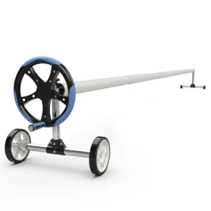 Roll up systeem zwembadafdekking roll up en zonneafdekking roll up systeem met riemen aluminium 5,5m 1